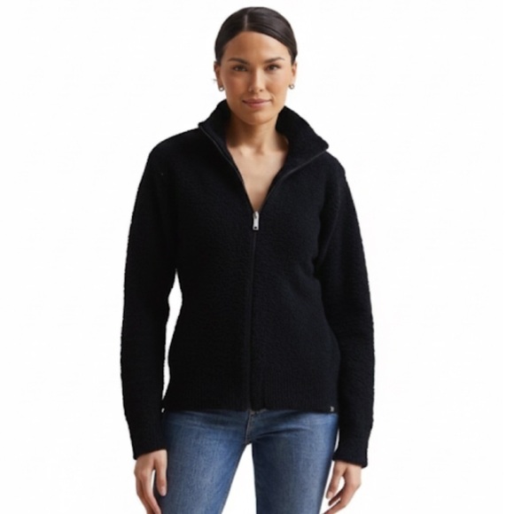 Kashwere Jackets & Blazers - NWT! Kashmere Black Full Zip Sport Jacket Size Small